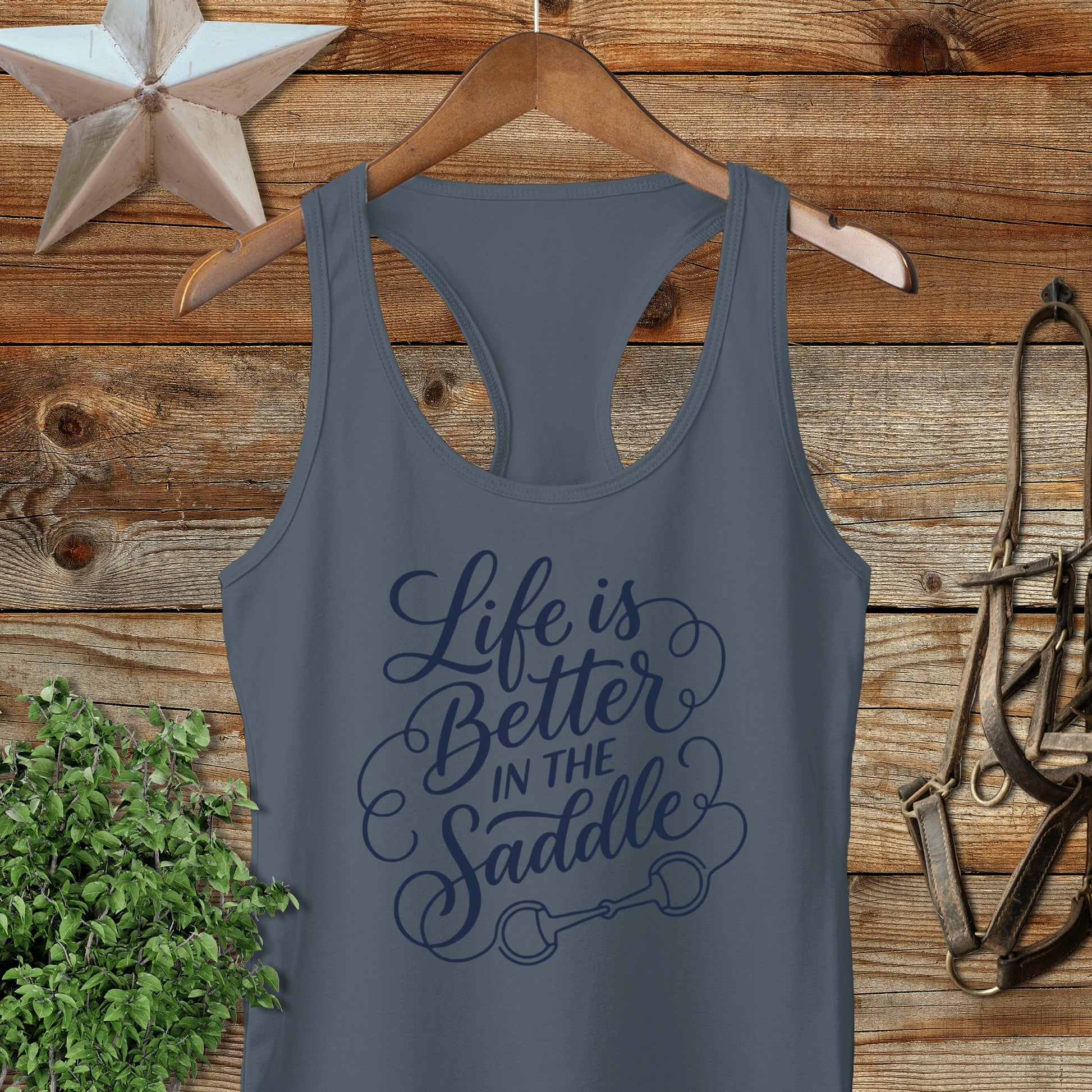 Better in the Saddle Racerback Tank