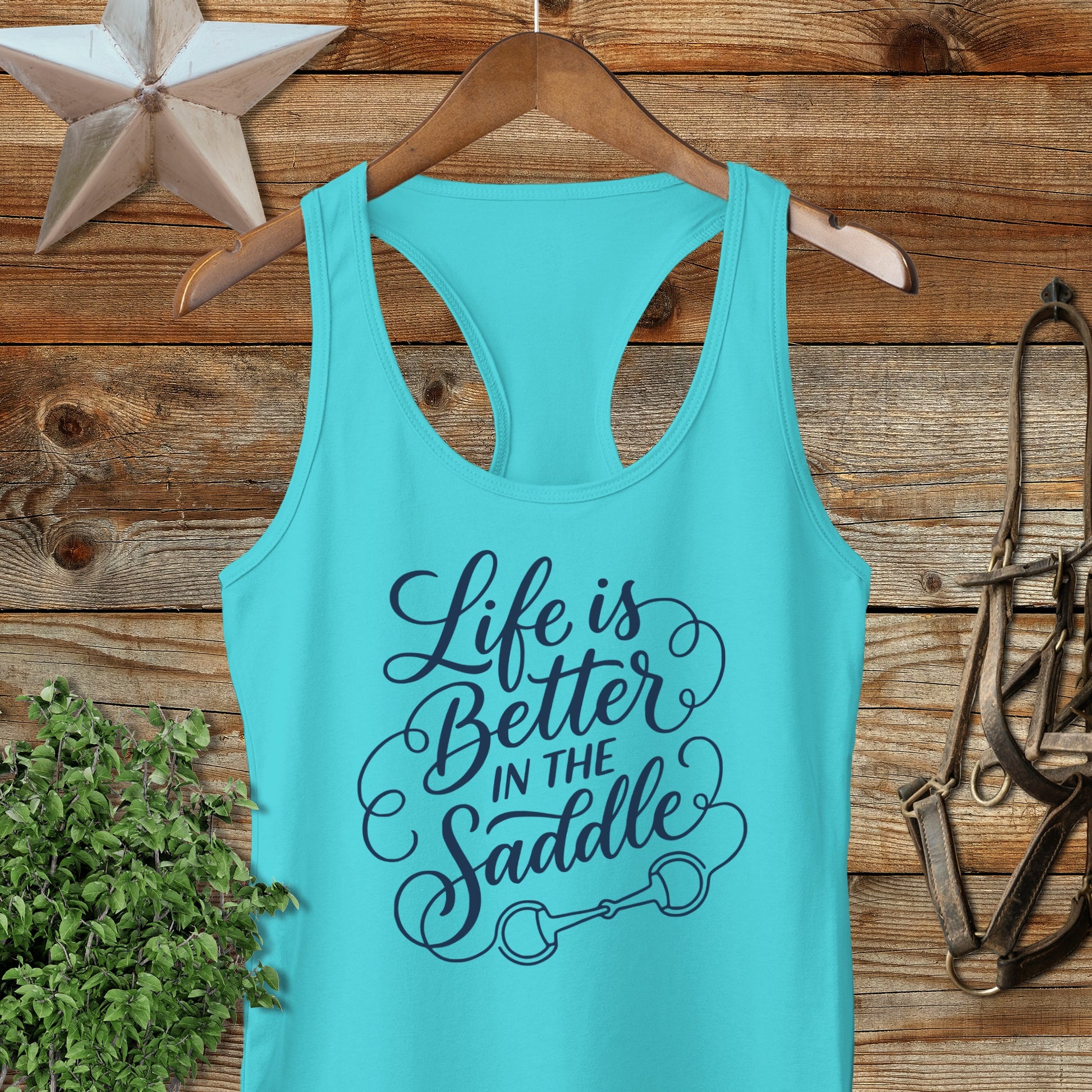 Better in the Saddle Racerback Tank