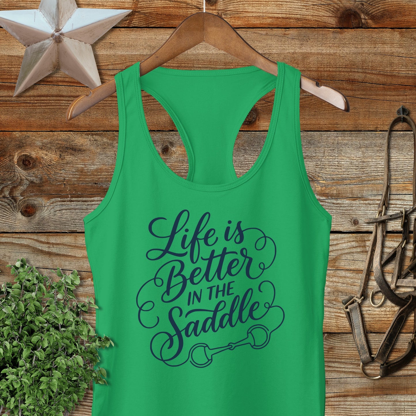 Better in the Saddle Racerback Tank