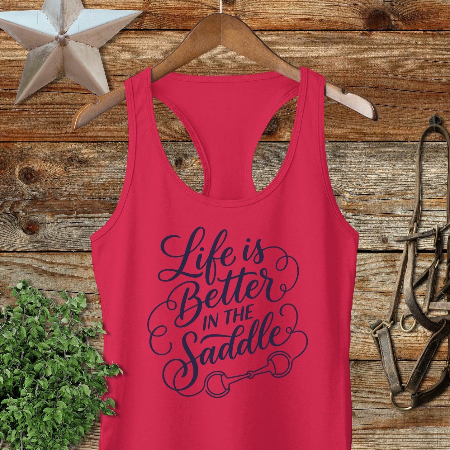 Better in the Saddle Racerback Tank