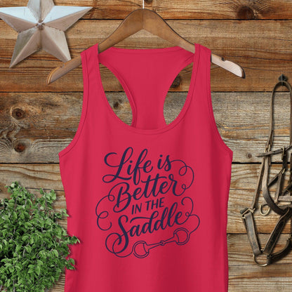Better in the Saddle Racerback Tank