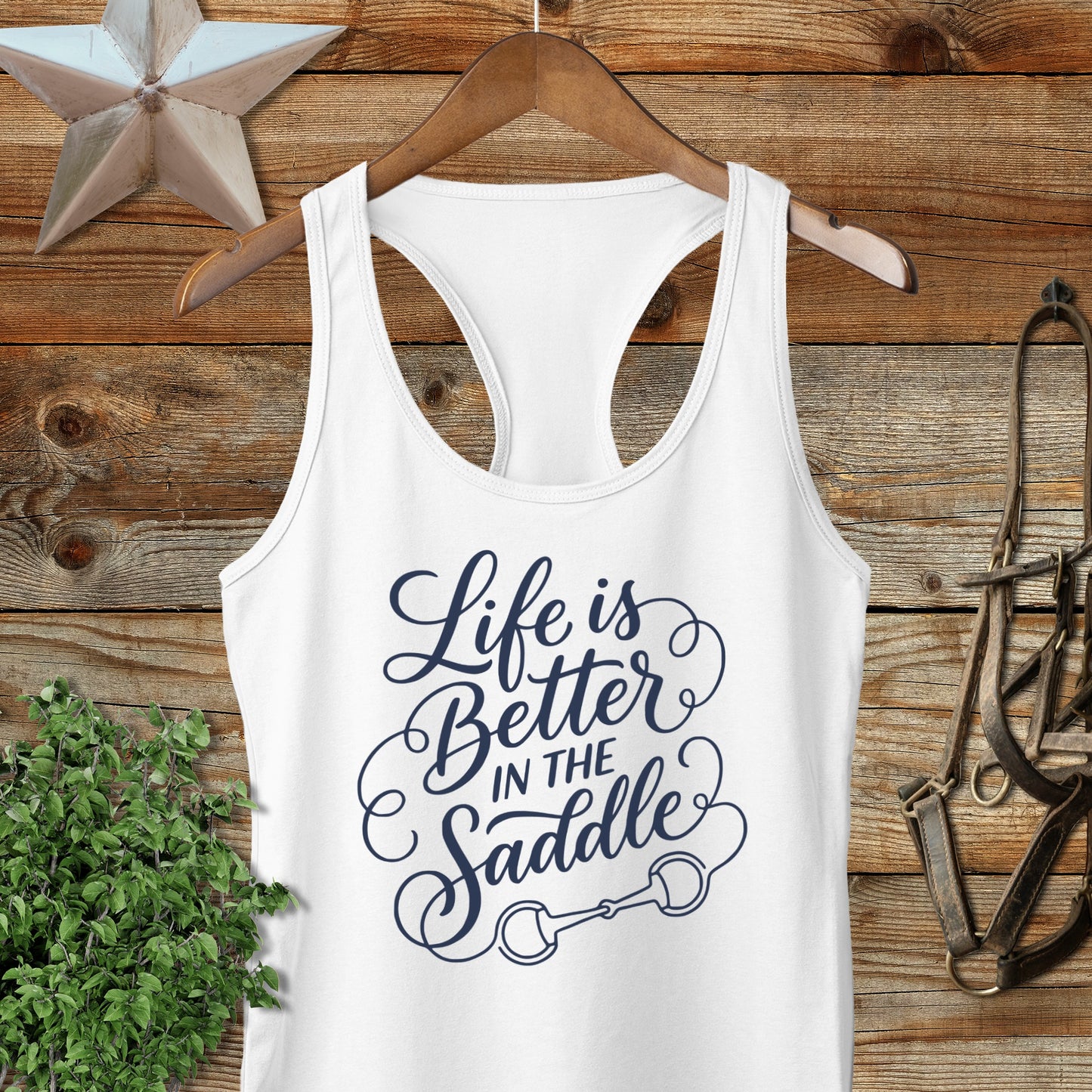Better in the Saddle Racerback Tank