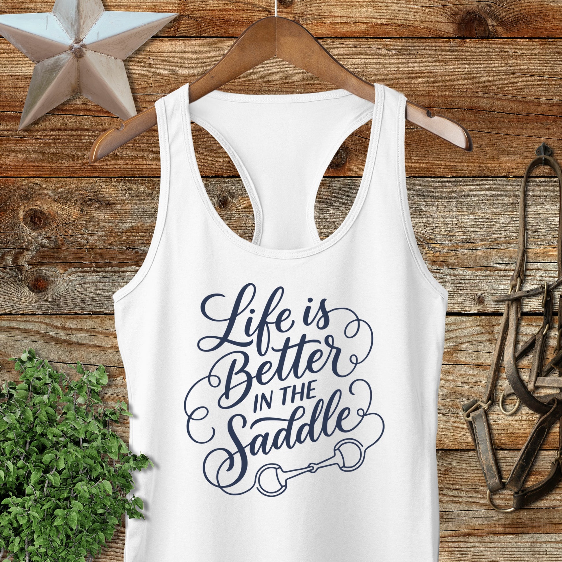 Better in the Saddle Racerback Tank