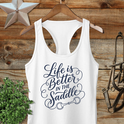 Better in the Saddle Racerback Tank