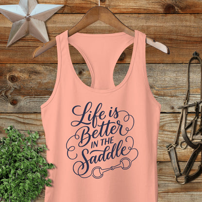 Better in the Saddle Racerback Tank