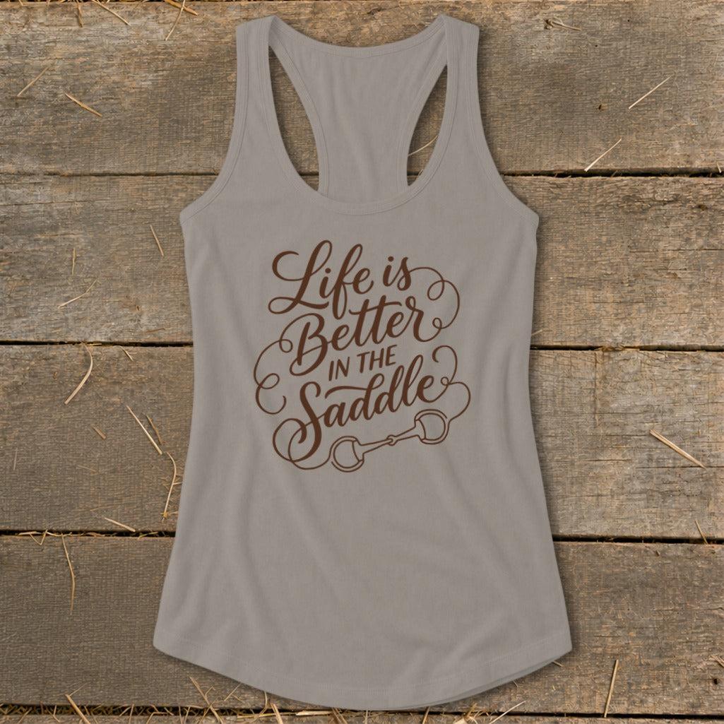 Better in the Saddle Racerback Tank
