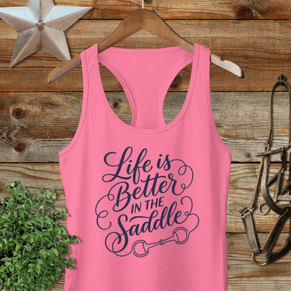 Better in the Saddle Racerback Tank