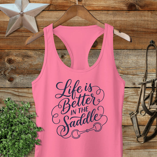 Better in the Saddle Racerback Tank