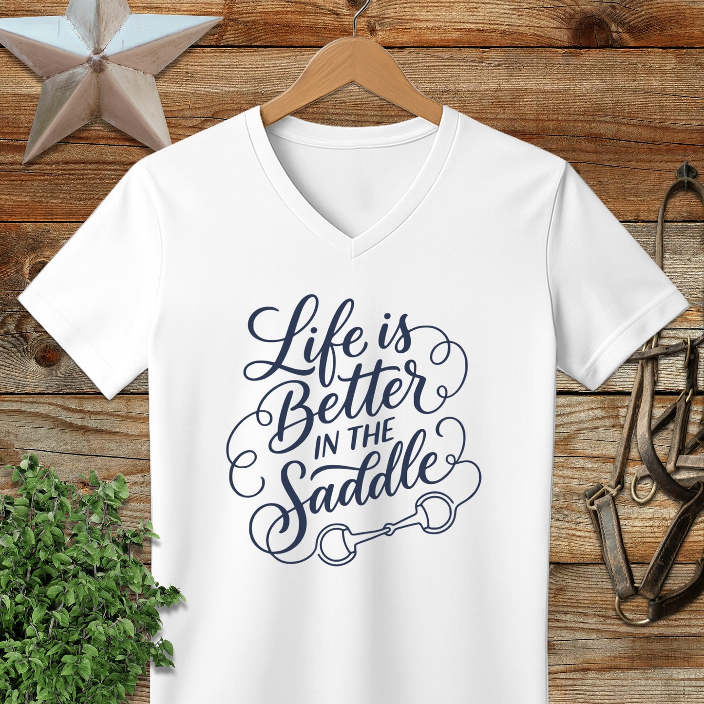 Better in the Saddle V-neck