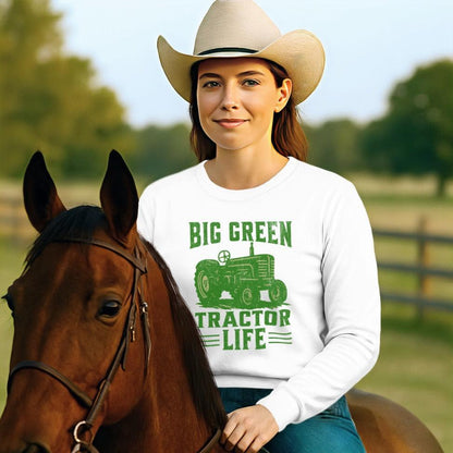 Big Green Tractor Long Sleeve Tee