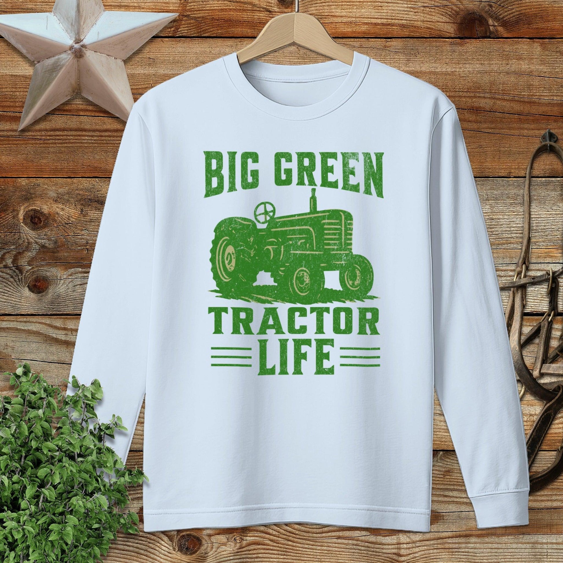 Big Green Tractor Long Sleeve Tee