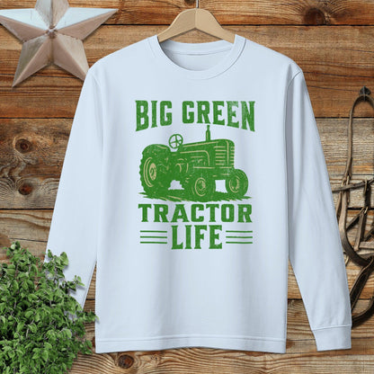 Big Green Tractor Long Sleeve Tee