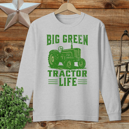 Big Green Tractor Long Sleeve Tee
