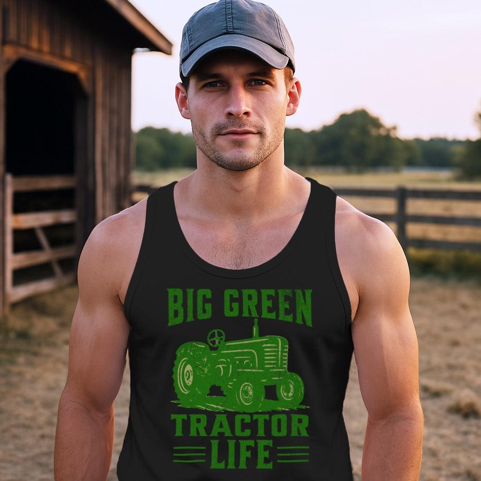 Big Green Tractor Tank Top