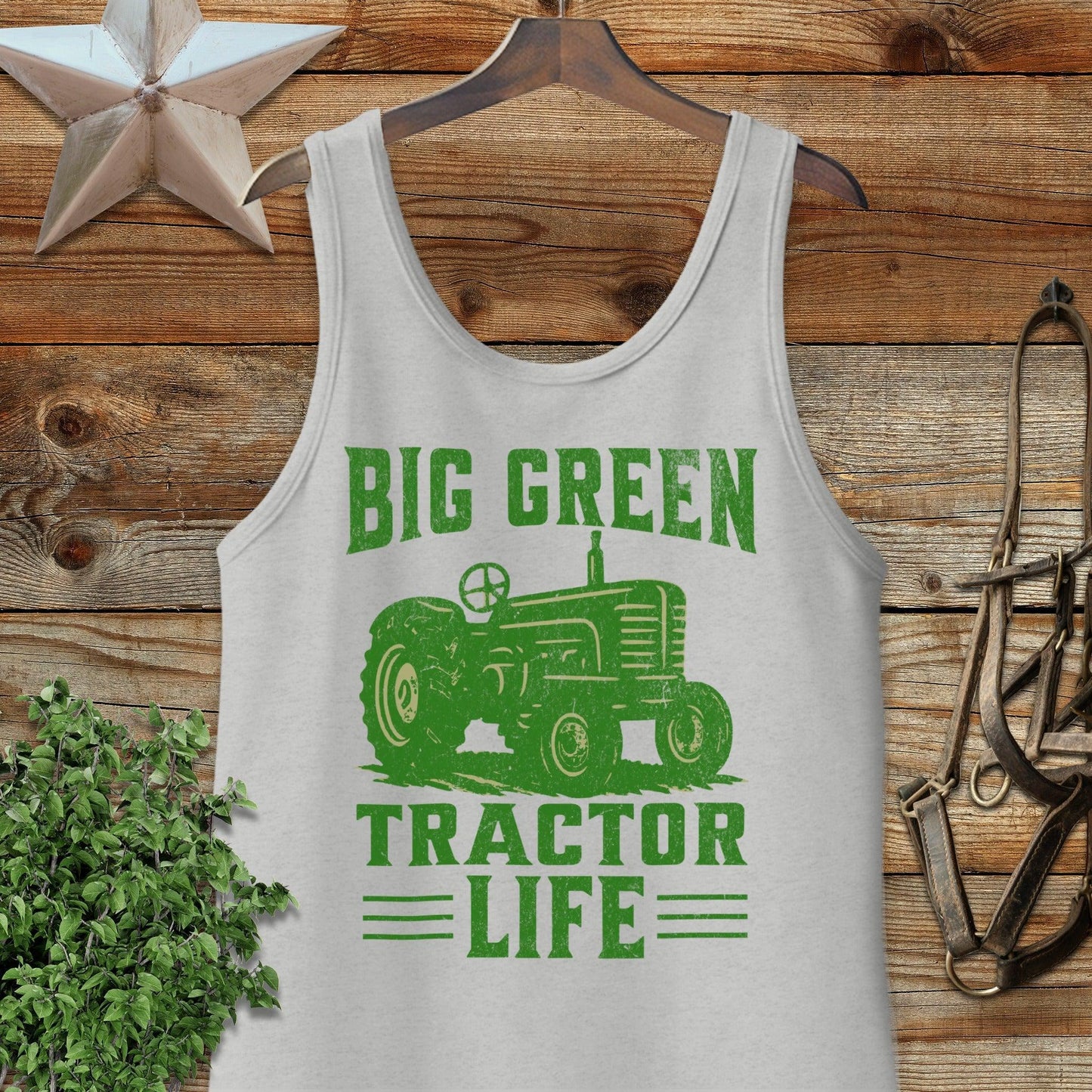 Big Green Tractor Tank Top