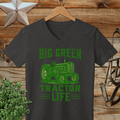 Big Green Tractor V-neck