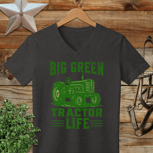 Big Green Tractor V-neck