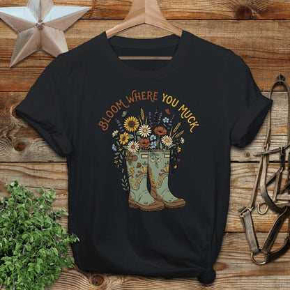 Bloom Where you Muck Softstyle Tee