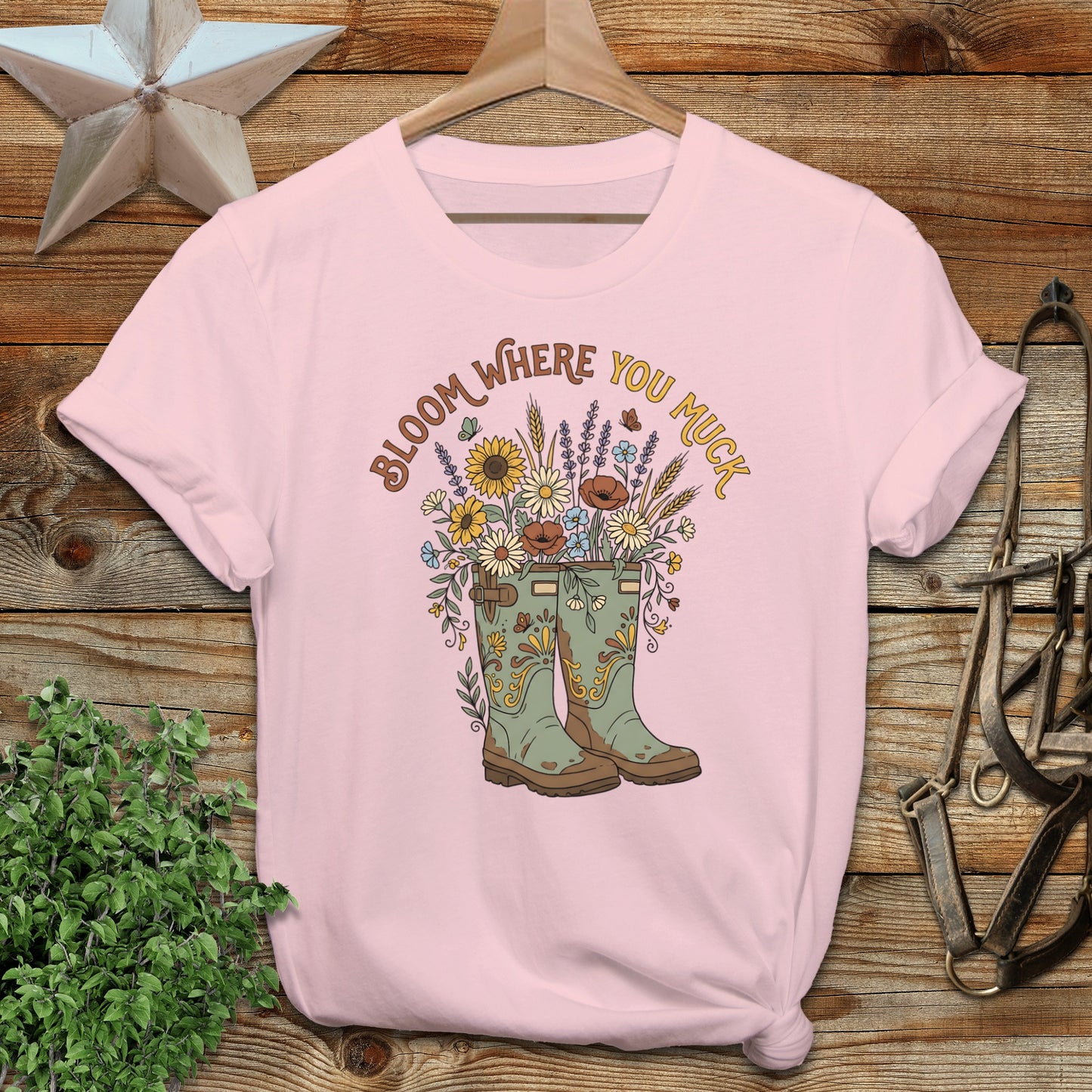Bloom Where you Muck Softstyle Tee
