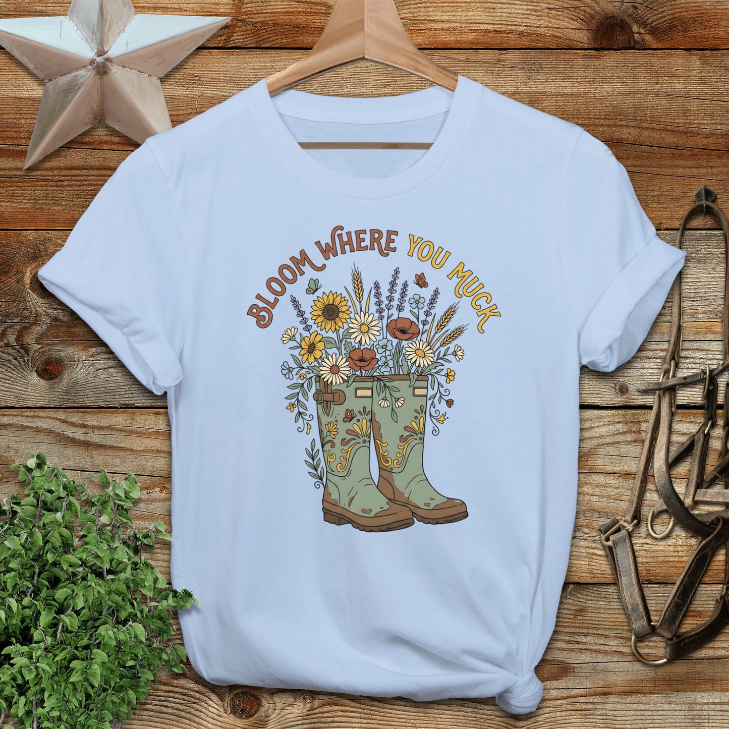 Bloom Where you Muck Softstyle Tee