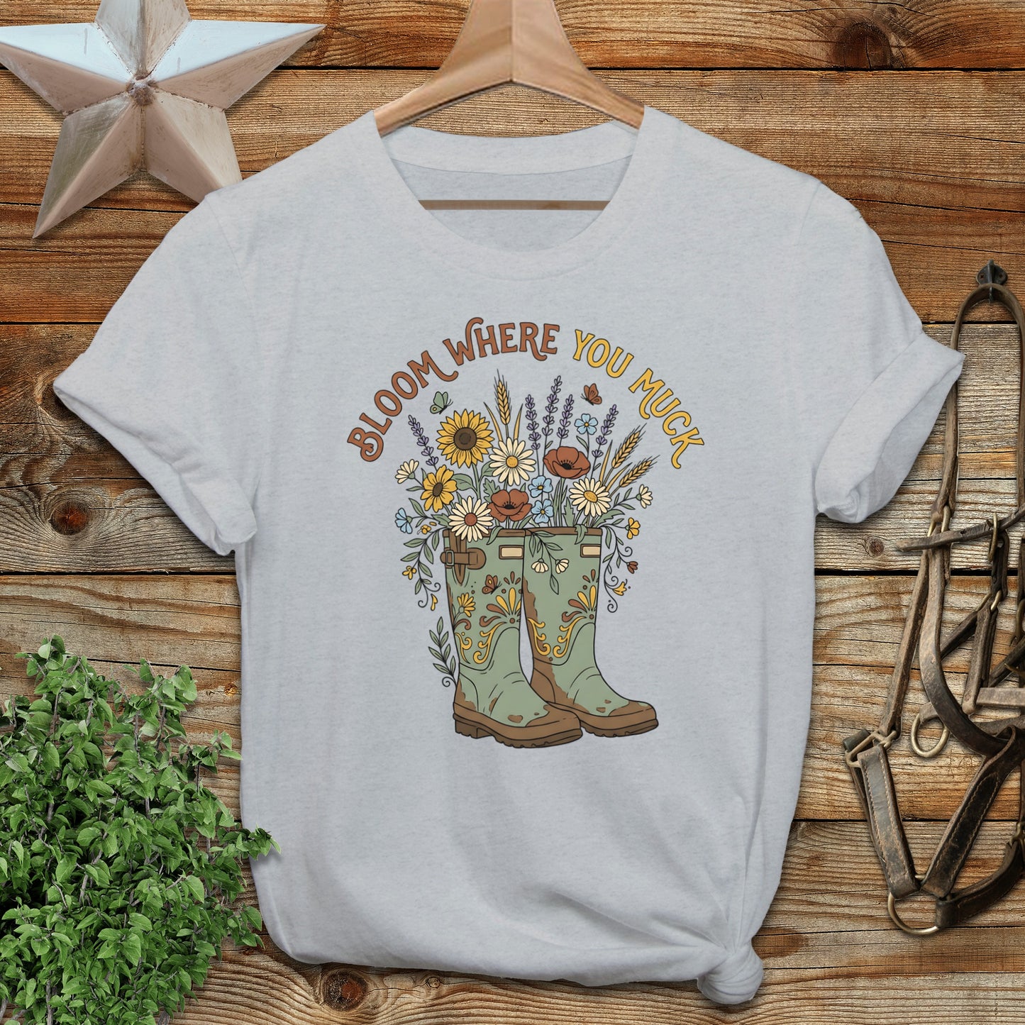 Bloom Where you Muck Softstyle Tee