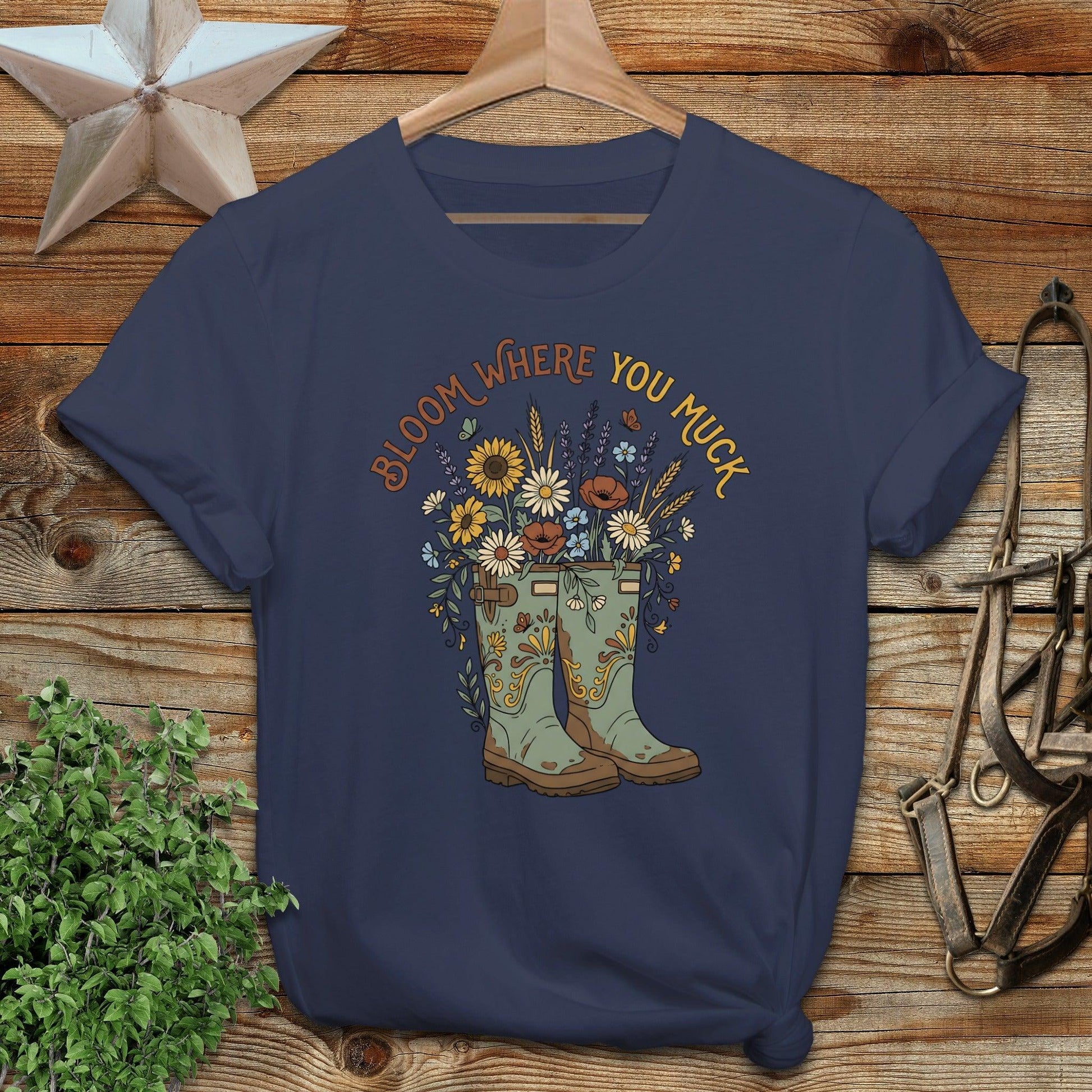 Bloom Where you Muck Softstyle Tee