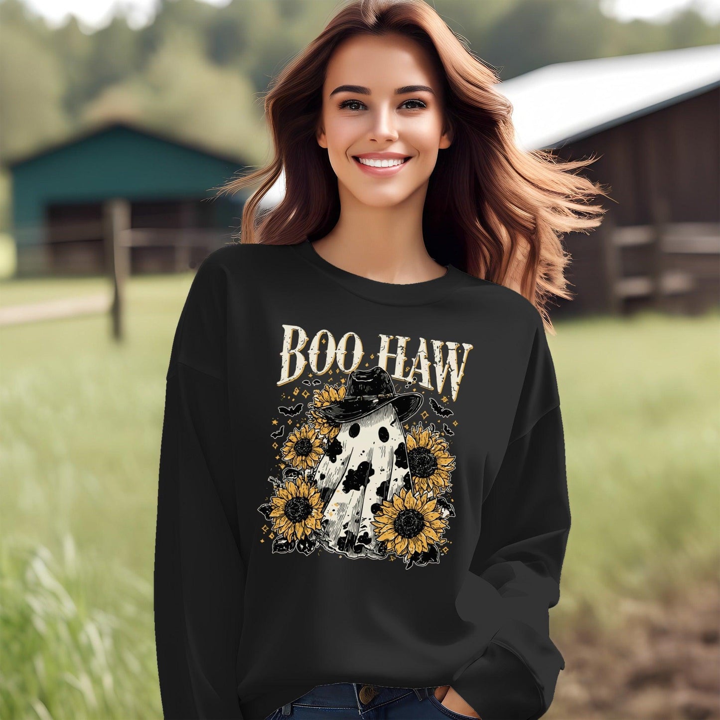 Boo Haw Ghost Sweatshirt