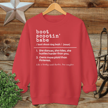 Boot Scootin Babe Definition Sweatshirt