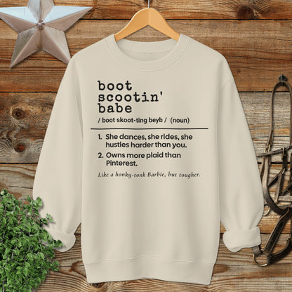 Boot Scootin Babe Definition Sweatshirt