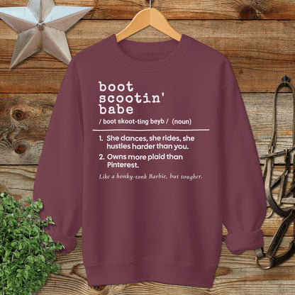 Boot Scootin Babe Definition Sweatshirt