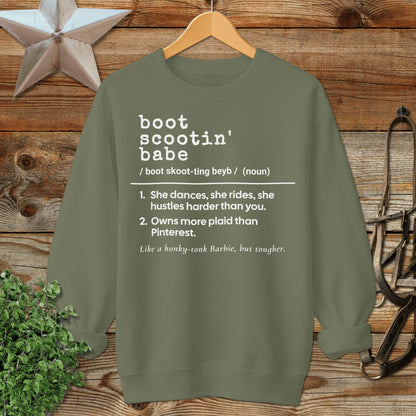 Boot Scootin Babe Definition Sweatshirt