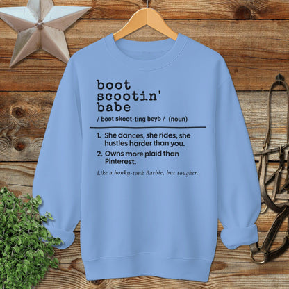 Boot Scootin Babe Definition Sweatshirt