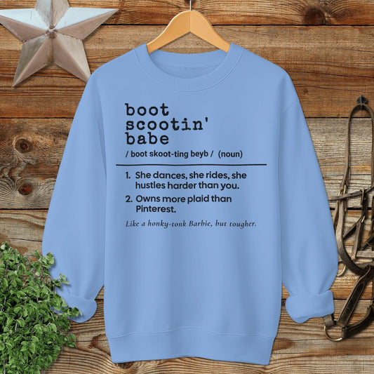 Boot Scootin Babe Definition Sweatshirt