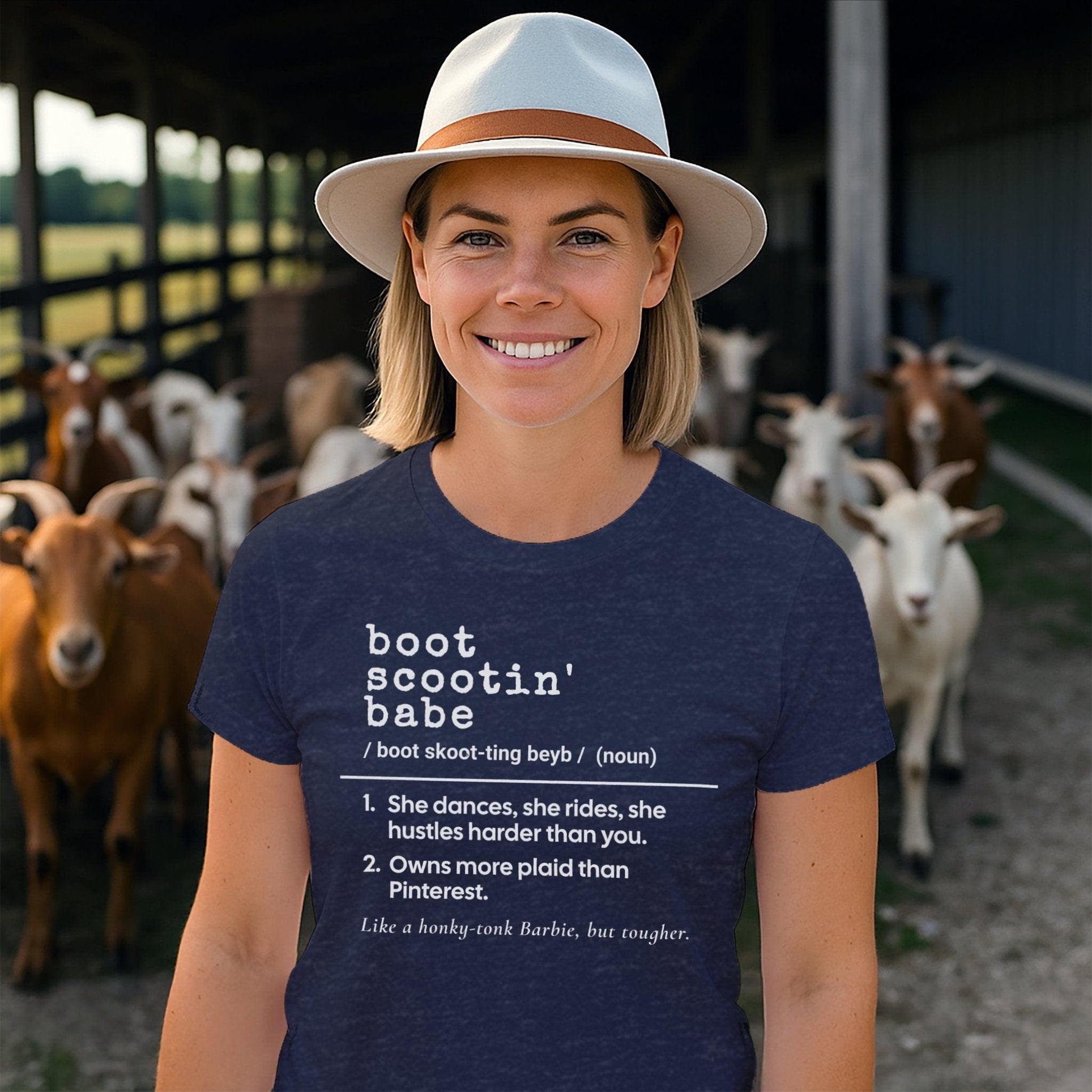 Boot Scootin Babe Definition T-shirt
