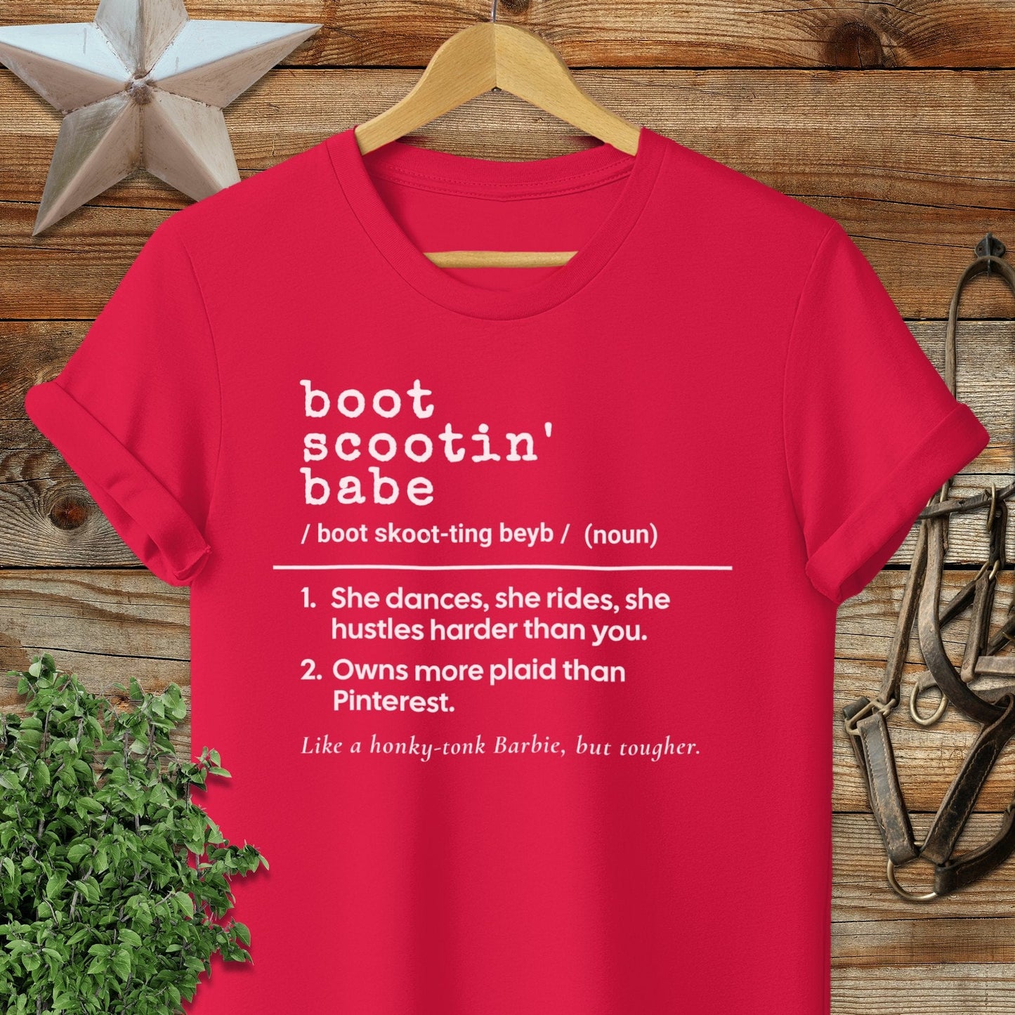 Boot Scootin Babe Definition T-shirt