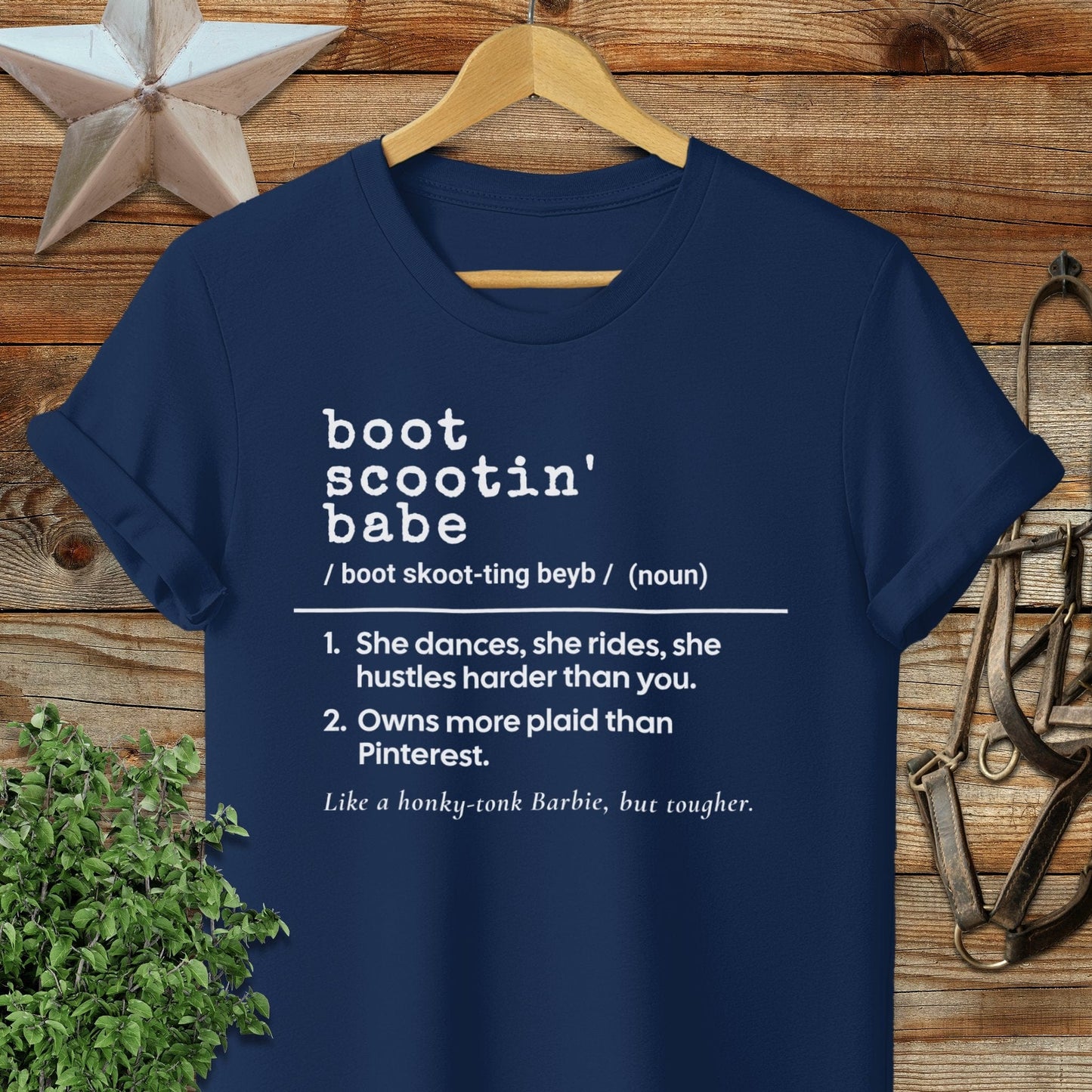 Boot Scootin Babe Definition T-shirt