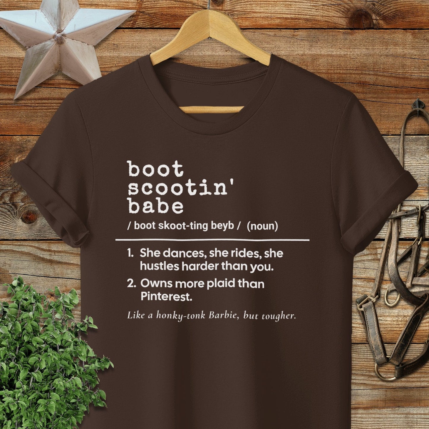 Boot Scootin Babe Definition T-shirt
