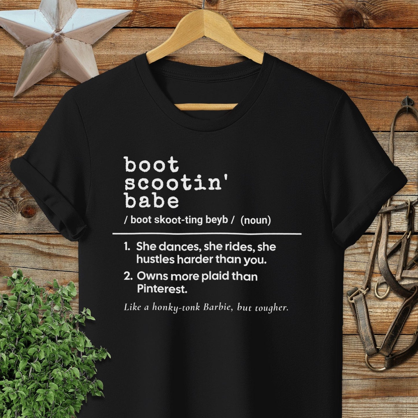 Boot Scootin Babe Definition T-shirt