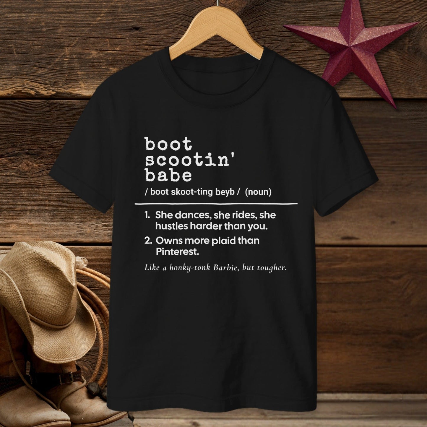 Boot Scootin Babe Definition T-shirt (Youth)