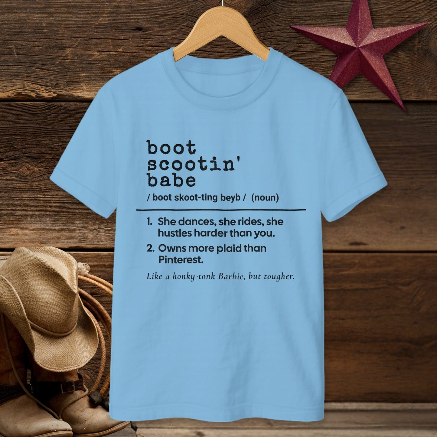Boot Scootin Babe Definition T-shirt (Youth)