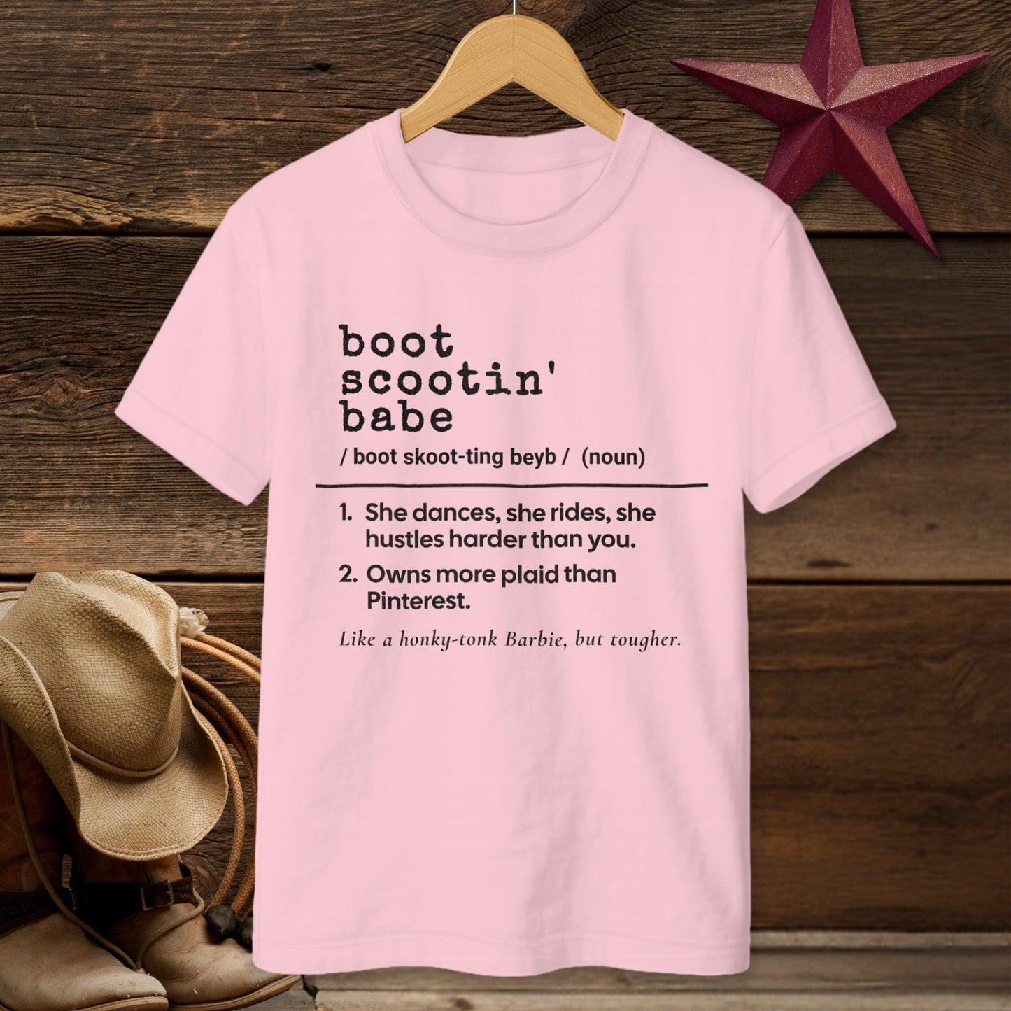 Boot Scootin Babe Definition T-shirt (Youth)
