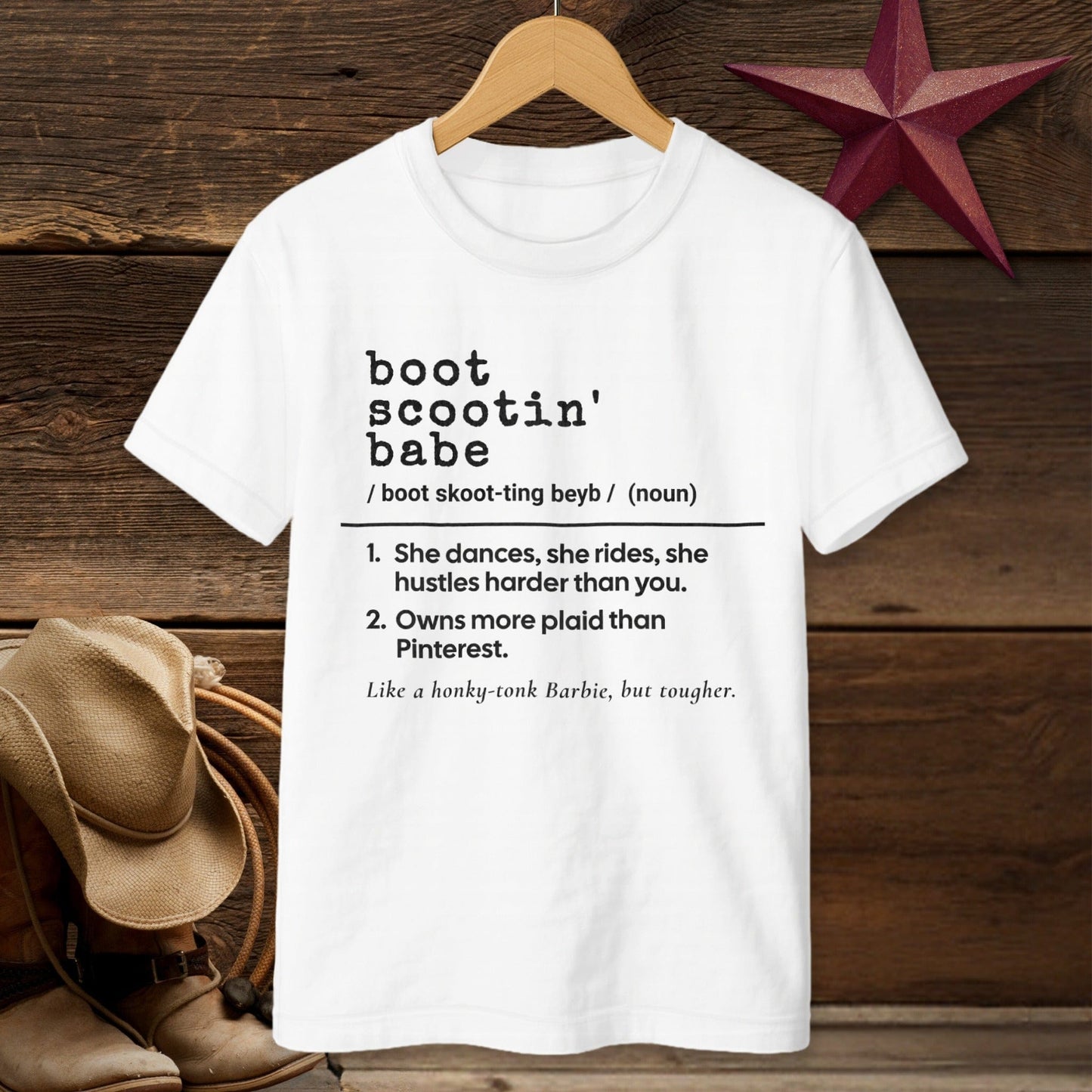 Boot Scootin Babe Definition T-shirt (Youth)