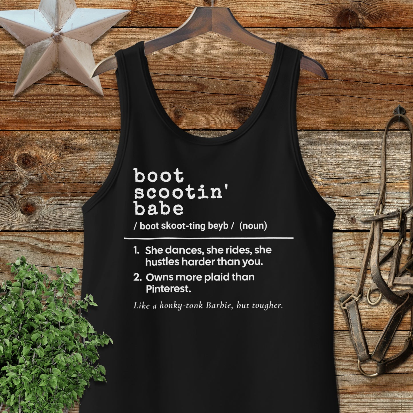 Boot Scootin Babe Definition Tank Top