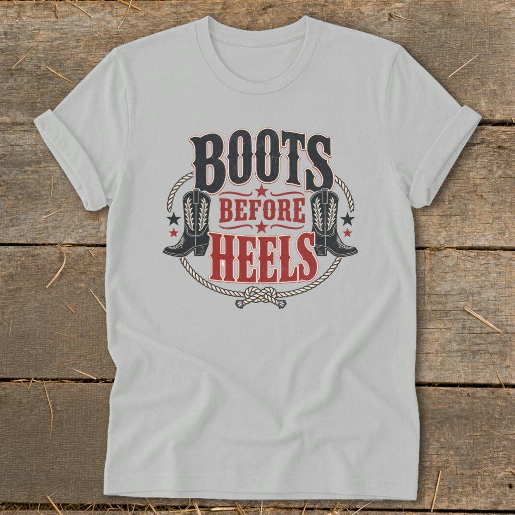 Boots Before Heels Softstyle Tee