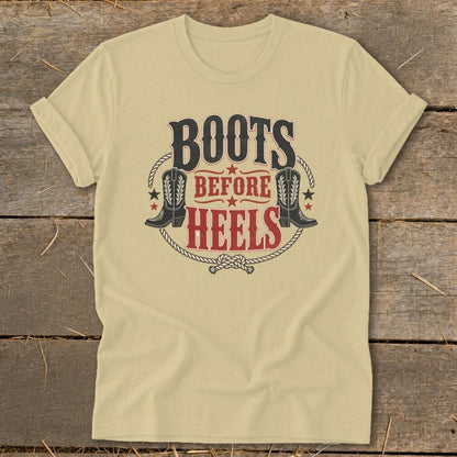 Boots Before Heels Softstyle Tee