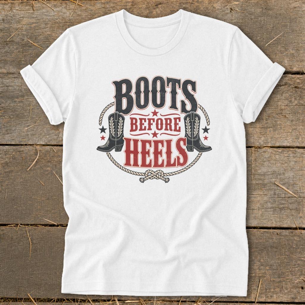 Boots Before Heels Softstyle Tee