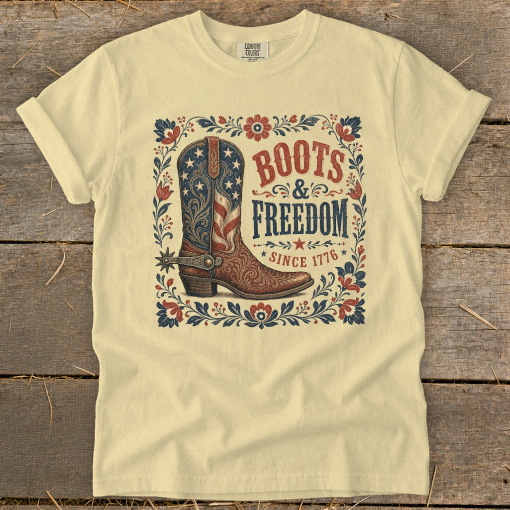 Boots & Freedom Signature Tee