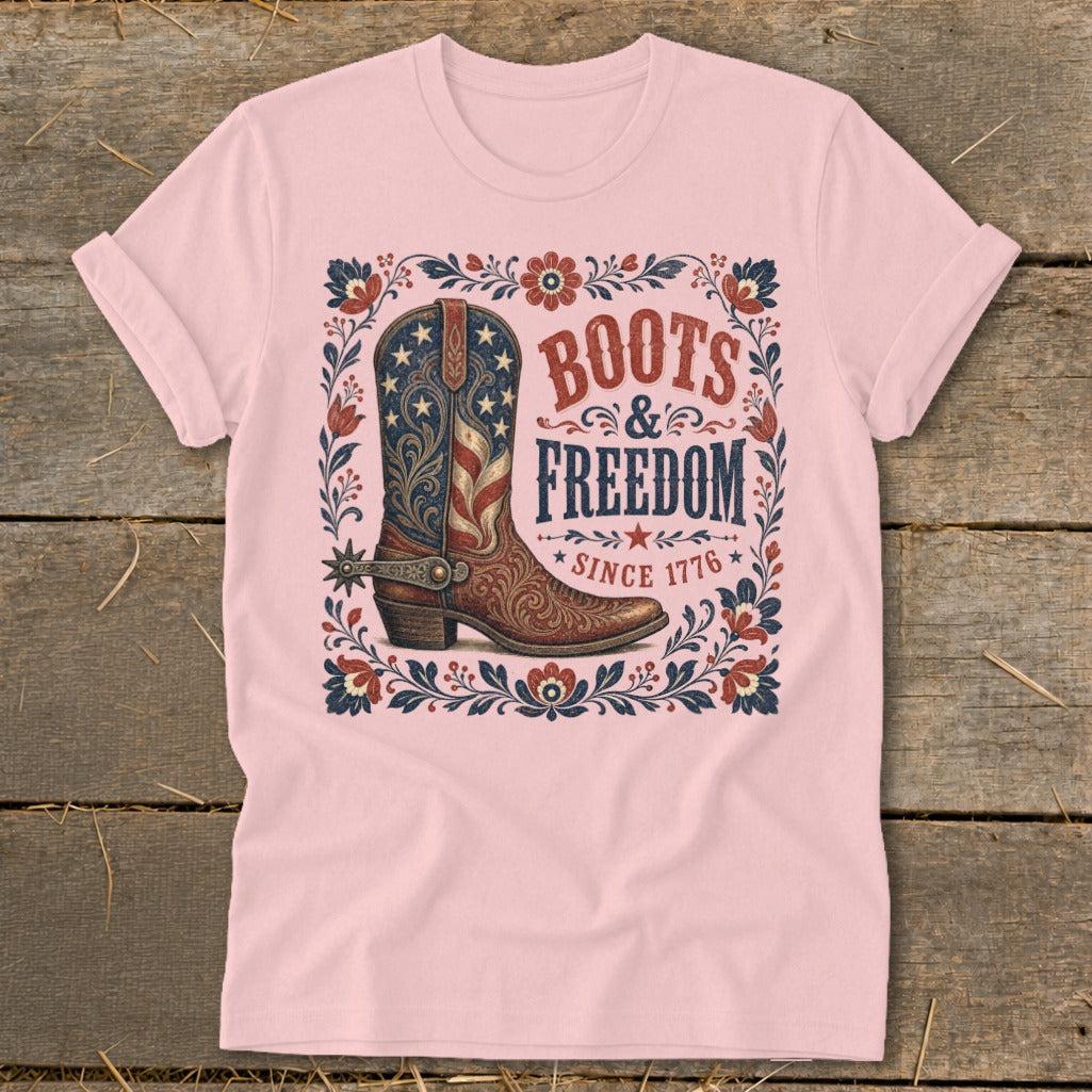 Boots & Freedom Softstyle Tee