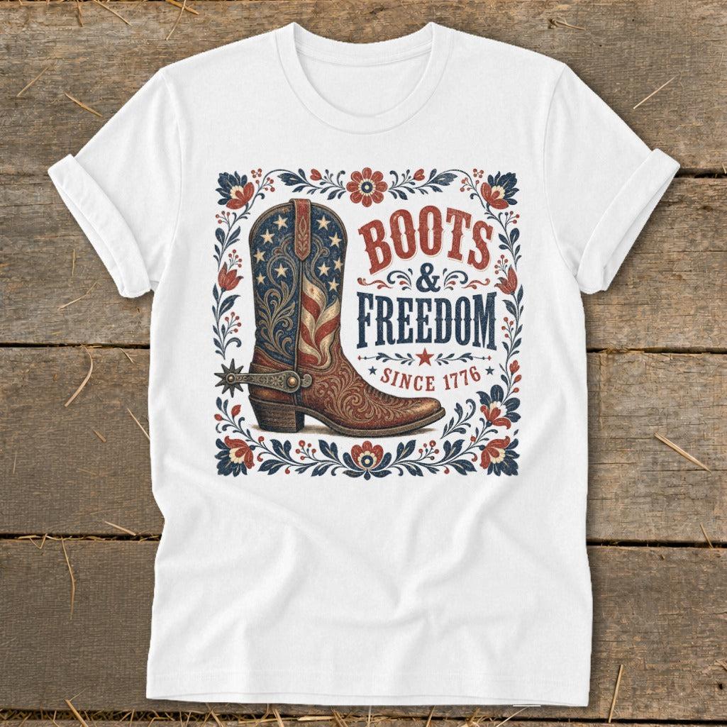 Boots & Freedom Softstyle Tee