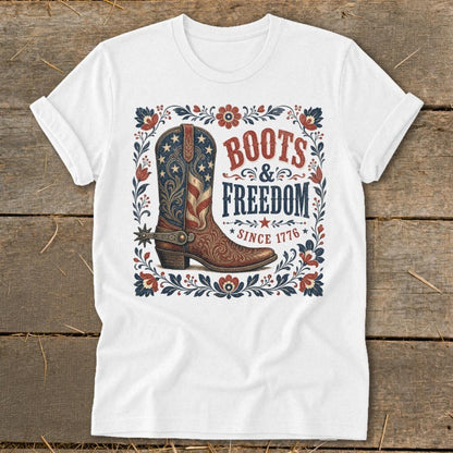 Boots & Freedom Softstyle Tee